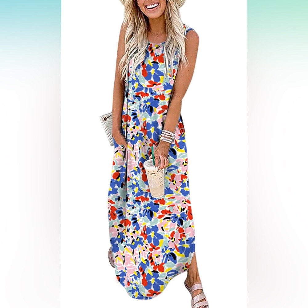 NWT Floral Maxi Dress